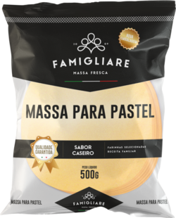 Massa Pastel Disco Lanche 500g